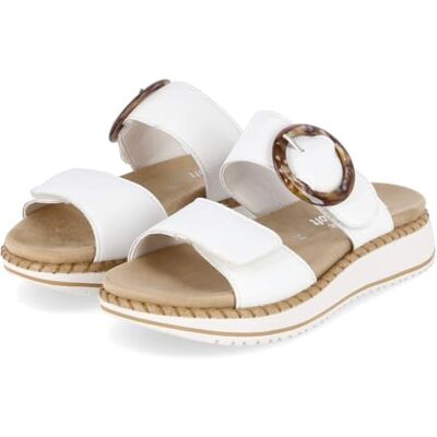 Remonte Femme D3j51 Sandalias con tobillo, color blanco, 37 EU Remonte Femme D3j51 Sandalias con tobillo, color blanco, 37 EU