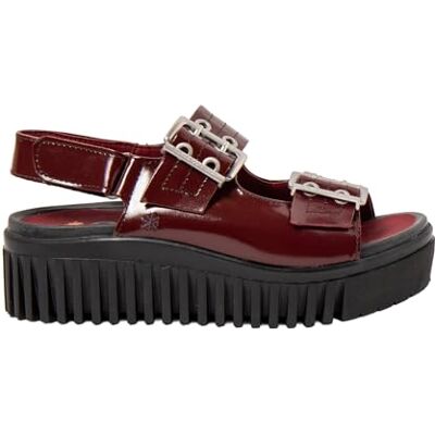 ART Brighton, Sandalias Planas Mujer, Burdeos, 37 EU ART Brighton, Sandalias Planas Mujer, Burdeos, 37 EU