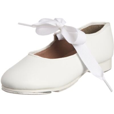Capezio Zapatillas de Danza para niña, Color Blanco, Talla 28 Capezio Zapatillas de Danza para niña, Color Blanco, Talla 28
