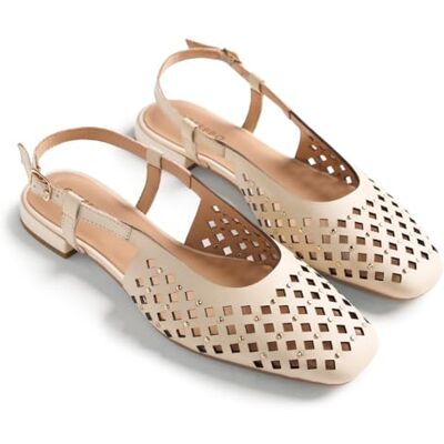 GIOSEPPO KYAKA, Zapatos Planos Mary Jane Mujer, Off-White, 38 EU GIOSEPPO KYAKA, Zapatos Planos Mary Jane Mujer, Off-White, 38 EU