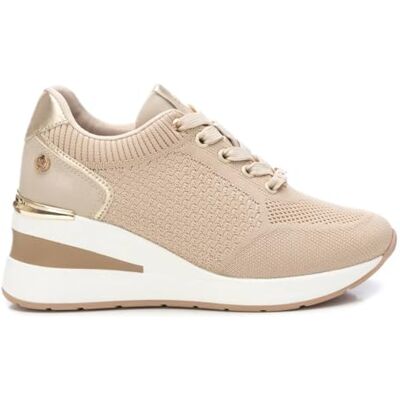 XTI Zapatilla Mujer Beige Calzado Cómodo y Versátil Moda Casual Modelo 14372101 (Talla 35) XTI Zapatilla Mujer Beige Calzado Cómodo y Versátil Moda Casual Modelo 14372101 (Talla 35)