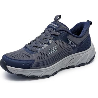 Skechers Hombre Hillcrest 2.0 Slip-In ENTRENADOR, Navy Synthetic/Textile/Trim, 46 EU Skechers Hombre Hillcrest 2.0 Slip-In ENTRENADOR, Navy Synthetic/Textile/Trim, 46 EU