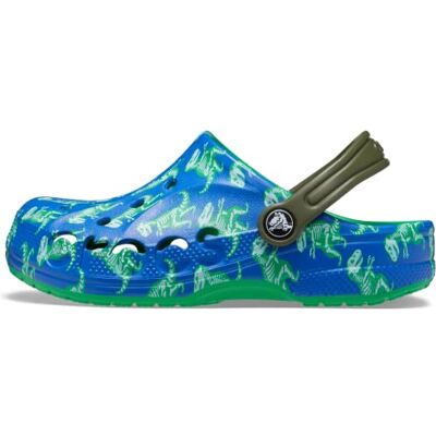 Crocs Unisex Niño Baya Graphic Clog T Zueco, Blue Bolt/Multi, 19/20 EU Crocs Unisex Niño Baya Graphic Clog T Zueco, Blue Bolt/Multi, 19/20 EU