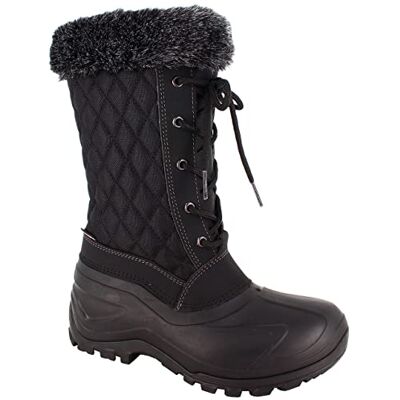 Spirale Belle NY, Botas de Invierno para Mujer, Bota Cálida para Mujer ideal para la Nieve con Forro Polar, Negro, Talla 42 Spirale Belle NY, Botas de Invierno para Mujer, Bota Cálida para Mujer ideal para la Nieve con Forro Polar, Negro, Talla 42