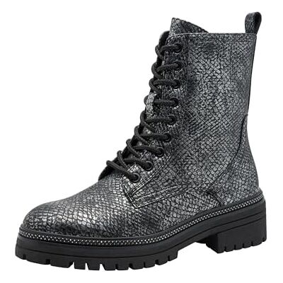 MARCO TOZZI Mode-Stiefel , Botas de Moda Mujer, Pewter Struct, 38 EU, Pewter Struct, 38 EU MARCO TOZZI Mode-Stiefel , Botas de Moda Mujer, Pewter Struct, 38 EU, Pewter Struct, 38 EU