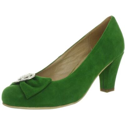 Andrea Conti Zapatos clásicos de Ante para Mujer, Color Verde, Talla 41 Andrea Conti Zapatos clásicos de Ante para Mujer, Color Verde, Talla 41
