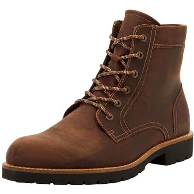 ECCO Jamestown Botas de moda para hombre, color camel, talla 44, marrón claro, 11 UK ECCO Jamestown Botas de moda para hombre, color camel, talla 44, marrón claro, 11 UK