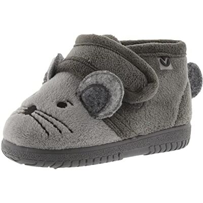 victoria Zapatillas de casa Unisex Ojalá Pelo Animalitos & Tira Adherente & Suela Al Tono para Niños Gris 28 victoria Zapatillas de casa Unisex Ojalá Pelo Animalitos & Tira Adherente & Suela Al Tono para Niños Gris 28