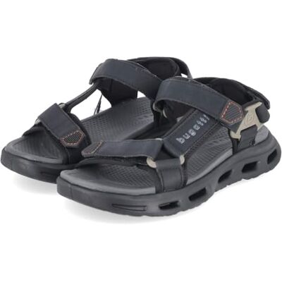 bugatti Sandalias para hombre 321-AX080, color negro, 42 bugatti Sandalias para hombre 321-AX080, color negro, 42