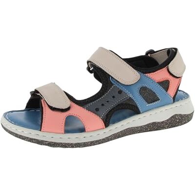 Andrea Conti Damen Sandale, Sandalia Mujer, Rosa Combinado, 39 EU Andrea Conti Damen Sandale, Sandalia Mujer, Rosa Combinado, 39 EU