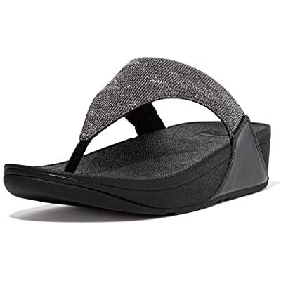 Fitflop Lulu Sandals, Sandalias con cuña, Mujer, All Black, 42 EU Fitflop Lulu Sandals, Sandalias con cuña, Mujer, All Black, 42 EU