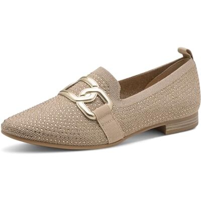 MARCO TOZZI Slipper , Mocasín Mujer, Dune, 39 EU MARCO TOZZI Slipper , Mocasín Mujer, Dune, 39 EU