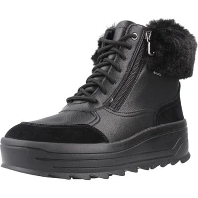 Geox Botas de Tobillo D Milleiny B ABX B para Mujer, Negro, 39 EU Geox Botas de Tobillo D Milleiny B ABX B para Mujer, Negro, 39 EU