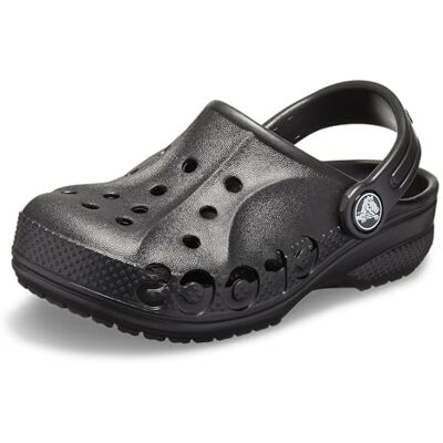 Crocs Unisex Niño Baya Clog T Zueco, Black, 19/20 EU Crocs Unisex Niño Baya Clog T Zueco, Black, 19/20 EU
