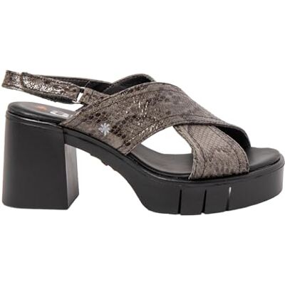 ART Eivissa, Sandalia con talón Mujer, Grey, 36 EU ART Eivissa, Sandalia con talón Mujer, Grey, 36 EU