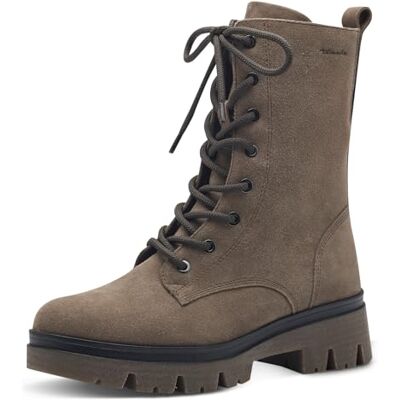 Tamaris Botines Comfort para mujer con cordones con cremallera sin forro, marrón claro, 37 EU Tamaris Botines Comfort para mujer con cordones con cremallera sin forro, marrón claro, 37 EU