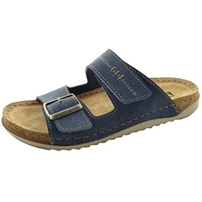 Fischer Markenschuh Fischer Sarah, Mula Mujer, Jeansblau, 42 EU Fischer Markenschuh Fischer Sarah, Mula Mujer, Jeansblau, 42 EU