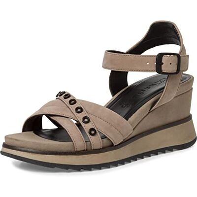 Tamaris Sandalia F1/2 ancho, marrón, 38 EU Tamaris Sandalia F1/2 ancho, marrón, 38 EU