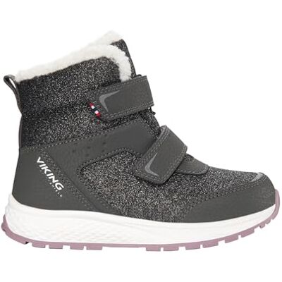 Viking Equip Glitter Warm Wp 2V Equestrian Boot Unisex Niños, Charcoal Dusty Pink, 26 EU Viking Equip Glitter Warm Wp 2V Equestrian Boot Unisex Niños, Charcoal Dusty Pink, 26 EU