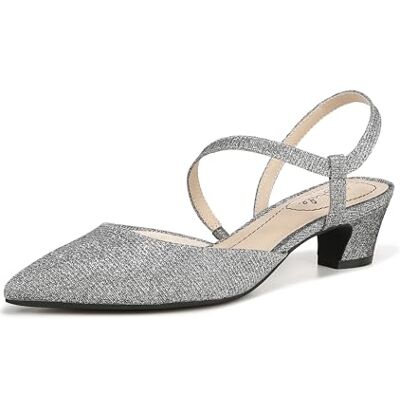 LifeStride Minimalist Pump, Bomba Mujer, Pewter Shimmer, 41 EU Ancho LifeStride Minimalist Pump, Bomba Mujer, Pewter Shimmer, 41 EU Ancho