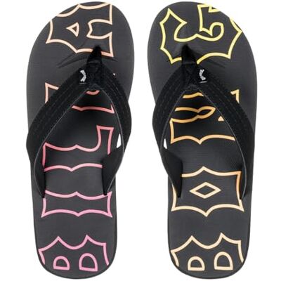 BILLABONG All Day Theme Chanclas de playa Hombre Negro BILLABONG All Day Theme Chanclas de playa Hombre Negro