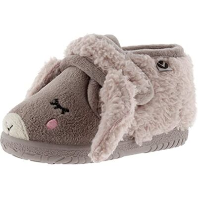 victoria Zapatillas de casa Unisex Ojalá Pelo Animalitos & Tira Adherente & Suela Al Tono para Niños Malva 20 victoria Zapatillas de casa Unisex Ojalá Pelo Animalitos & Tira Adherente & Suela Al Tono para Niños Malva 20