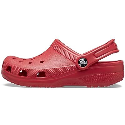 Crocs Classic Clog T, Zuecos Unisex niños, Varsity Red, 24/25 EU Crocs Classic Clog T, Zuecos Unisex niños, Varsity Red, 24/25 EU