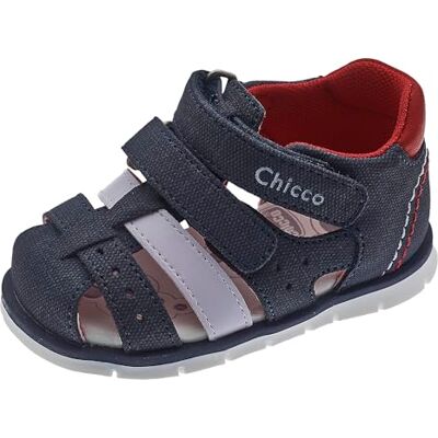Chicco , Sandales à Double Velcro et Bout Fermé, Confortables, Légères, Flexibles et Transpirables, Niños, Diseñado en Italia Chicco , Sandales à Double Velcro et Bout Fermé, Confortables, Légères, Flexibles et Transpirables, Niños, Diseñado en Italia