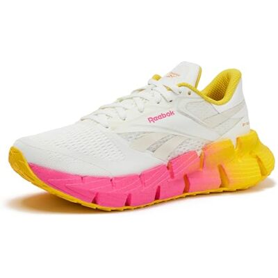 Reebok Zapatillas para Mujer FloatZIG 1, Color Chalk/Arena/Rosa atómico, Talla 42 EU, Chalk Sand Atomic Pink, 42 EU Reebok Zapatillas para Mujer FloatZIG 1, Color Chalk/Arena/Rosa atómico, Talla 42 EU, Chalk Sand Atomic Pink, 42 EU