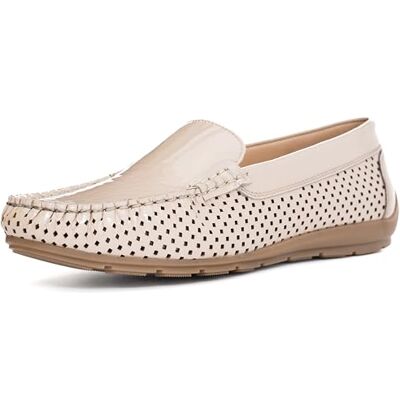 ARA Mocasín Alabama p Mujer, Blanco, 38 EU ARA Mocasín Alabama p Mujer, Blanco, 38 EU