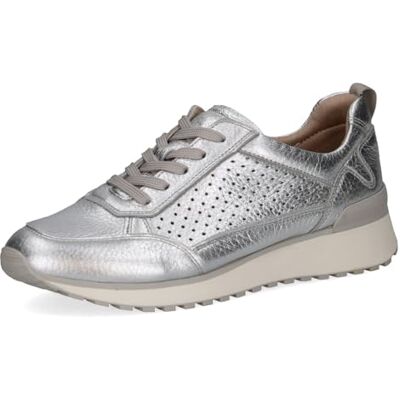 CAPRICE Sandalias Planas para Mujer 9-28712-44, Platino Metal, 38 EU CAPRICE Sandalias Planas para Mujer 9-28712-44, Platino Metal, 38 EU