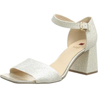 HÖGL Miranda, Sandalias de tacón Mujer, Platino, 36 EU X-Ancho HÖGL Miranda, Sandalias de tacón Mujer, Platino, 36 EU X-Ancho