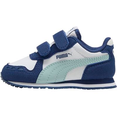 PUMA Tenis Unisex Baby Cabana Racer SL 20 V INF, Color Blanco-Agua Fresca, Joya Azul, Talla 9 UK Niño, Blanco Agua Dulce Joya Azul, 9 UK PUMA Tenis Unisex Baby Cabana Racer SL 20 V INF, Color Blanco-Agua Fresca, Joya Azul, Talla 9 UK Niño, Blanco Agua Dulce Joya Azul, 9 UK