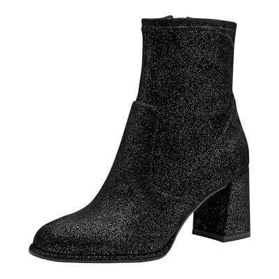 Tamaris Damen Boot Heel , Botín Mujer, Black Struct, 35 EU, Estructura negra, 35 EU Tamaris Damen Boot Heel , Botín Mujer, Black Struct, 35 EU, Estructura negra, 35 EU