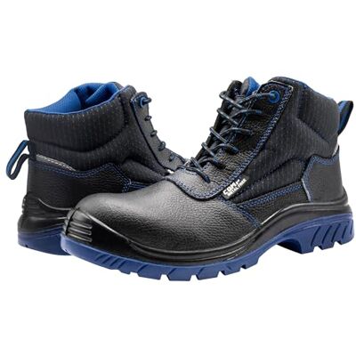 Bellota Botas de Seguridad de Hombre y Mujer (Talla 47) de Piel Hidrofugada, Acolchada y Horma Extra Ancha Bellota Botas de Seguridad de Hombre y Mujer (Talla 47) de Piel Hidrofugada, Acolchada y Horma Extra Ancha