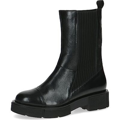 CAPRICE , Botines planos con cordones para Mujer, Negro (Black Nappa), 39 EU CAPRICE , Botines planos con cordones para Mujer, Negro (Black Nappa), 39 EU