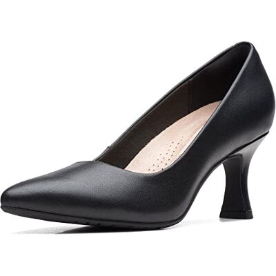 Clarks Collection Shoes, Kataleyna Gem, Black Leather, 5,5 (Women) Clarks Collection Shoes, Kataleyna Gem, Black Leather, 5,5 (Women)