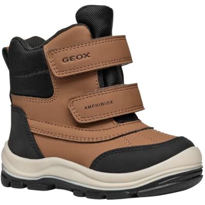 Geox B FLANFIL Boy B ABX, Bota de Nieve Bebé-Niños, Tobacco/Black, 21 EU Geox B FLANFIL Boy B ABX, Bota de Nieve Bebé-Niños, Tobacco/Black, 21 EU