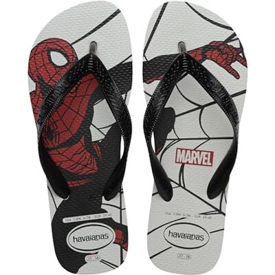 Havaianas Top Marvel Logomanía, Chanclas Cómodas, Ligeras y Duraderas, Estampado de Superhéroes Icónicos de Marvel, Adultos, Unisex Havaianas Top Marvel Logomanía, Chanclas Cómodas, Ligeras y Duraderas, Estampado de Superhéroes Icónicos de Marvel, Adultos, Unisex