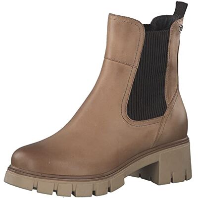 Tamaris Mujer Botines, señora Botas Chelsea,TOUCHit,Botas,Medias Botas,botín,Bota de Deslizamiento,Plano,Nut,36 EU Tamaris Mujer Botines, señora Botas Chelsea,TOUCHit,Botas,Medias Botas,botín,Bota de Deslizamiento,Plano,Nut,36 EU