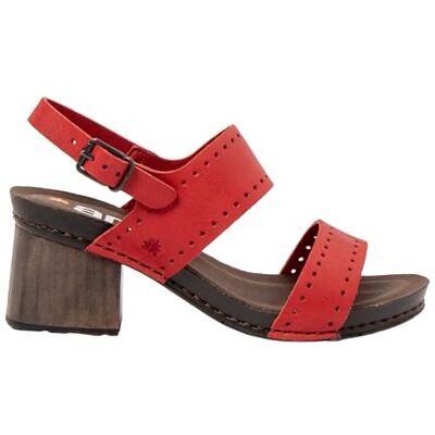 ART I Wish, Sandalia con talón Mujer, Red, 36 EU ART I Wish, Sandalia con talón Mujer, Red, 36 EU