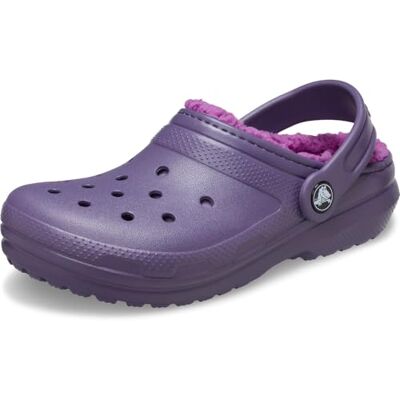 Crocs Classic Lined Clog K, Zuecos Unisex niños, Nightshade, 29/30 EU Crocs Classic Lined Clog K, Zuecos Unisex niños, Nightshade, 29/30 EU