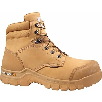 Carhartt Men's 6" Rugged Flex Waterproof Breathable Composite Toe Leather Work Boot , Wheat, 13 M US Carhartt Men's 6" Rugged Flex Waterproof Breathable Composite Toe Leather Work Boot , Wheat, 13 M US