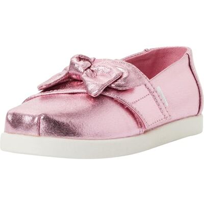 TOMS Mocasines Planos Alpargata, Sarga metálica Rosa Rosa/Lazo, 2.5 UK, Lazo de Sarga metálico Rosa Rosa, 35.5 EU TOMS Mocasines Planos Alpargata, Sarga metálica Rosa Rosa/Lazo, 2.5 UK, Lazo de Sarga metálico Rosa Rosa, 35.5 EU