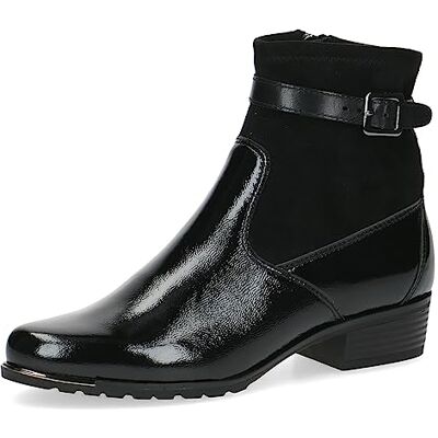 CAPRICE , Botines de tacón con cordones para Mujer, Negro (Black Comb), 37.5 EU CAPRICE , Botines de tacón con cordones para Mujer, Negro (Black Comb), 37.5 EU