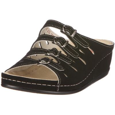 Berkemann Atlanta Hassel 737 Zuecos de Cuero Nobuck para Mujer, Color Negro, Talla 39.5 Berkemann Atlanta Hassel 737 Zuecos de Cuero Nobuck para Mujer, Color Negro, Talla 39.5