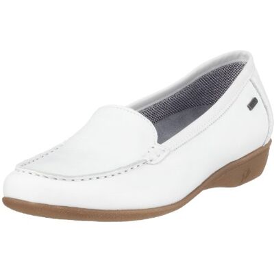 ARA Mocasines de Cuero p Mujer, Color Blanco, Talla 40 2/3 ARA Mocasines de Cuero p Mujer, Color Blanco, Talla 40 2/3