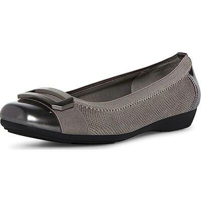 Anne Klein Uplift Zapatos Planos Tipo Ballet para Mujer, Peltre, 39 EU Anne Klein Uplift Zapatos Planos Tipo Ballet para Mujer, Peltre, 39 EU