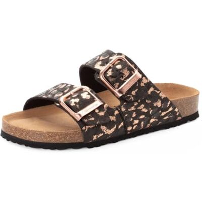 Tamaris Mujer Damen Mulas, Negro/Leopardo, 37 EU Tamaris Mujer Damen Mulas, Negro/Leopardo, 37 EU