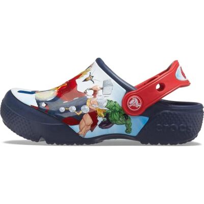 Crocs Unisex Niño FL Avengers Patch Clog T Zueco, Navy, 20/21 EU Crocs Unisex Niño FL Avengers Patch Clog T Zueco, Navy, 20/21 EU